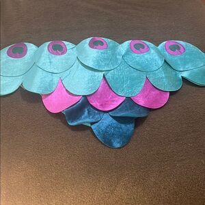 Hanna Andersson Teal and Pink Kids Costume (Peacock, Bird or fish scales)
